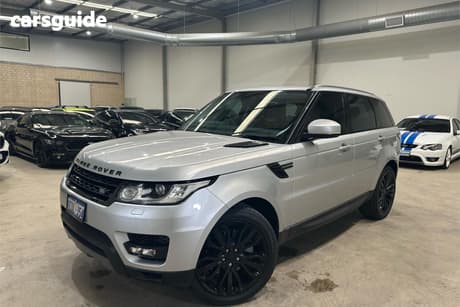 Silver 2015 Land Rover Range Rover Sport SUV TDV6 S 4X4