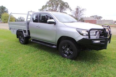 Silver 2022 Toyota Hilux X Cab Cab Chassis Sr (4X4)