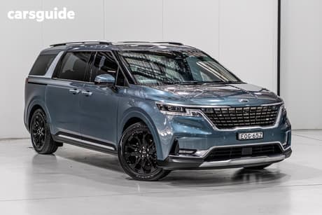 Blue 2021 Kia Carnival Wagon Platinum