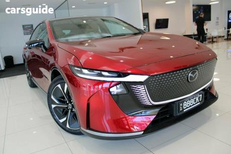 Red 2026 Mazda 6E Sedan Atenza