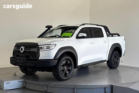 White 2023 GWM UTE Dual Cab Utility Cannon-Xsr (4X4)