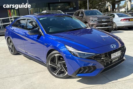 Blue 2023 Hyundai I30 Sedan N Line Premium