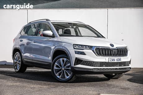 White 2024 Skoda Karoq Wagon Style 110Tsi