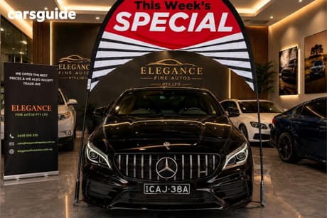Black 2014 Mercedes-Benz CLA45 Coupe Amg