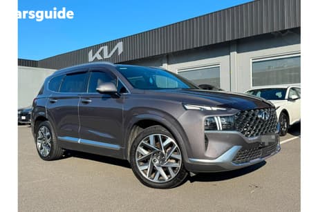 Grey 2020 Hyundai Santa FE Wagon Highlander Crdi (Awd)