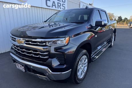 Grey 2024 Chevrolet Silverado Crew Cab Pickup 1500 Ltz Premium
