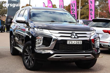 Black 2022 Mitsubishi Pajero Sport Wagon Exceed (4Wd) 7 Seat