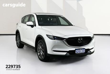 White 2020 Mazda CX-5 Wagon Akera Turbo (Awd)