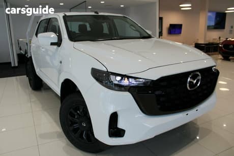 White 2026 Mazda BT-50 Dual Cab Chassis Xt (4X2)
