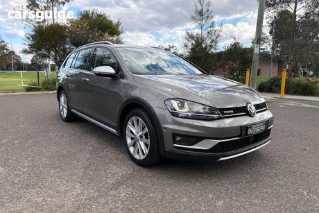 Grey 2015 Volkswagen Golf Wagon Alltrack 132 Tsi