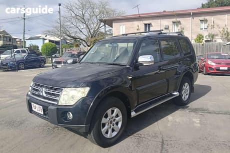 Black 2008 Mitsubishi Pajero Wagon Vr-X Lwb (4X4) 25Th Ann