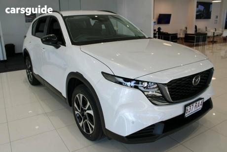White 2026 Mazda CX-5 Wagon G25 Touring (Awd)