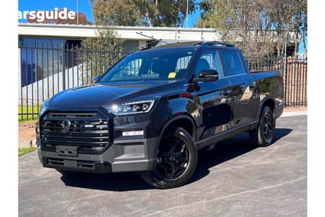 Black 2025 KGM Musso Xlv Crew Cab Pickup Ultimate