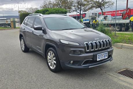 Grey 2015 Jeep Cherokee SUV LIMITED