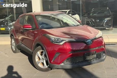 Red 2018 Toyota C-HR Wagon (Hybrid)