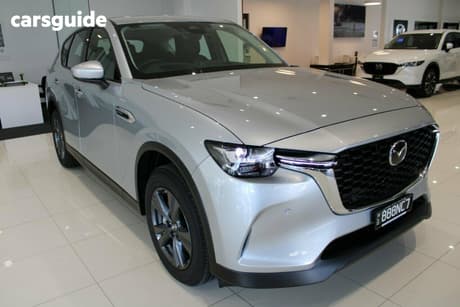 Silver 2026 Mazda CX-60 Wagon G40E Gt Hybrid
