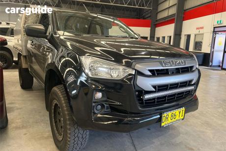 Black 2022 Isuzu D-MAX Space Cab Chassis Sx (4X4)