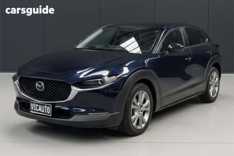 Blue 2022 Mazda CX-30 Wagon G20 Evolve (Fwd)