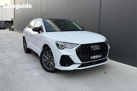 White 2020 Audi Q3 Sportback 35 Tfsi S Line