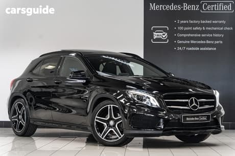 Black 2017 Mercedes-Benz GLA220 Wagon D
