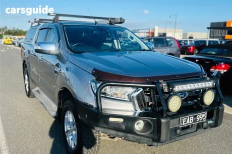 Grey 2016 Ford Ranger Dual Cab Utility Xlt 3.2 (4X4)
