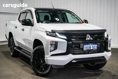 White 2021 Mitsubishi Triton Double Cab Pick Up Gsr (4X4)