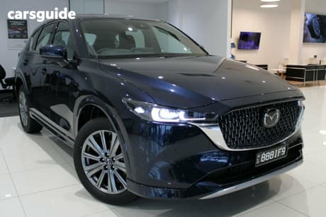 Blue 2025 Mazda CX-5 Wagon G35 Akera Turbo (Awd)