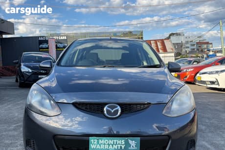 Grey 2010 Mazda 2 Hatchback Neo