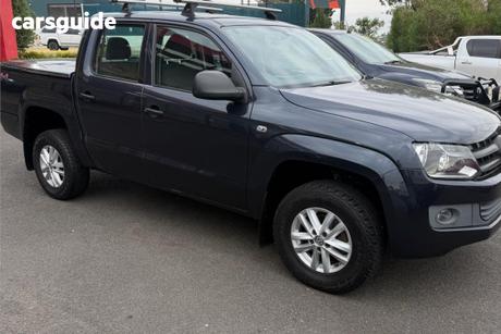 Blue 2015 Volkswagen Amarok Dual Cab Utility Tdi420 Core Plus (4X4)