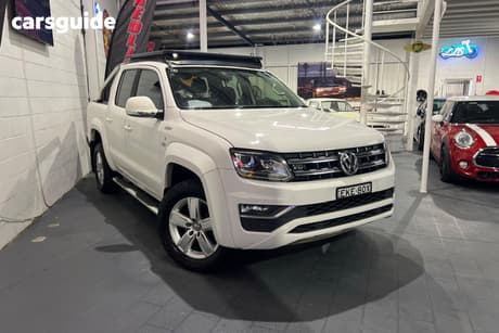 White 2018 Volkswagen Amarok Dual Cab Utility V6 Tdi 550 Highline
