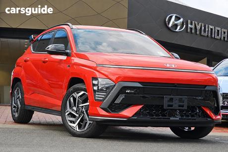 Orange 2026 Hyundai Kona Wagon Hybrid Premium N Line