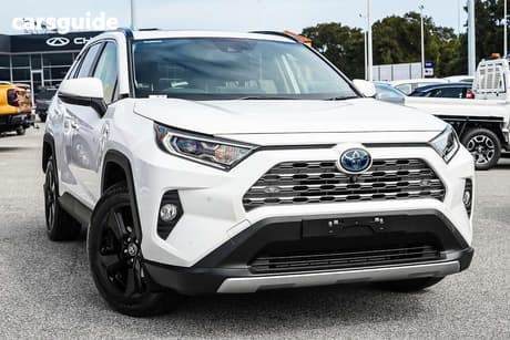 White 2020 Toyota RAV4 Wagon Cruiser 2Wd Hybrid
