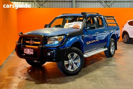 Blue 2009 Ford Ranger Dual Cab Pick-up Wildtrak (4X4)