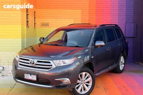 Grey 2013 Toyota Kluger Wagon Altitude (Fwd) 7 Seat