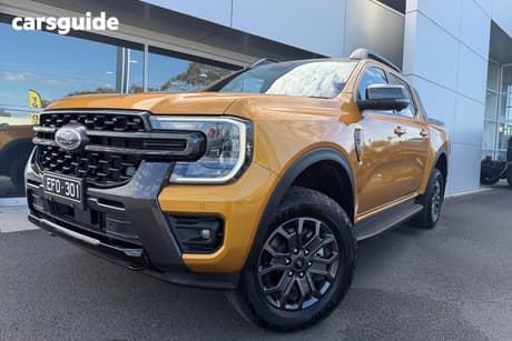Yellow 2025 Ford Ranger Double Cab Pick Up Wildtrak 3.0 (4X4)