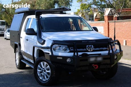 White 2019 Volkswagen Amarok Ute Tray V6 TDI 550 CORE 2H MY19