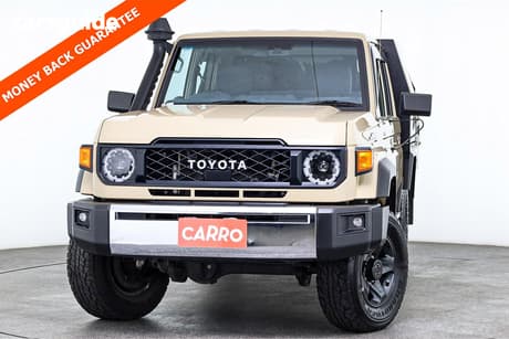 Beige 2025 Toyota Landcruiser 70 Series Double Cab Chassis Lc79 Gxl + Diff Locks