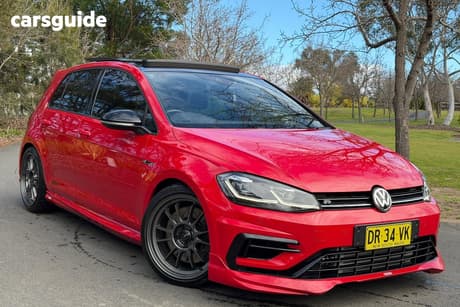 Red 2020 Volkswagen Golf Hatchback R