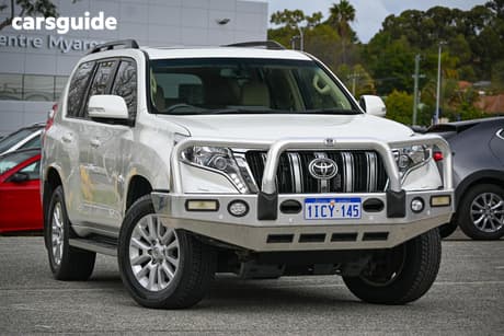 White 2017 Toyota Landcruiser Prado SUV KAKADU 4X4