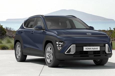 Blue 2026 Hyundai Kona Wagon Hybrid