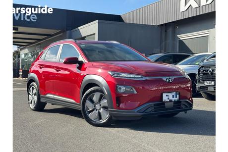Red 2019 Hyundai Kona Wagon Highlander Electric