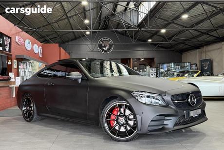 Grey 2023 Mercedes-Benz C300 Coupe