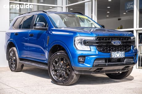 Blue 2024 Ford Everest Wagon Sport (Rwd)