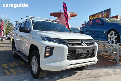White 2020 Mitsubishi Triton Double Cab Pick Up Glx+ (4X4)