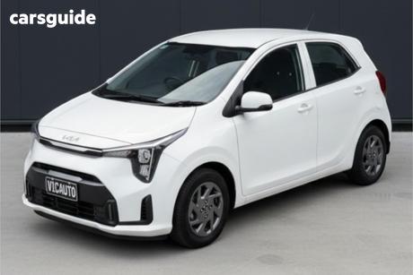White 2024 Kia Picanto Hatchback Sport (Pe2)