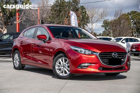 Red 2018 Mazda 3 Hatchback Maxx Sport (5Yr)