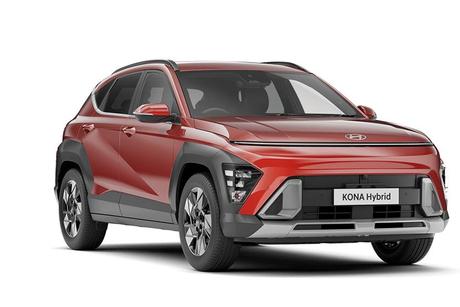 Red 2026 Hyundai Kona Wagon Hybrid Elite