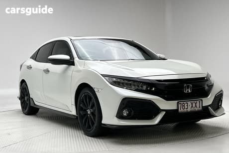 White 2017 Honda Civic Hatchback Rs