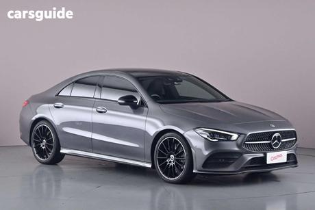 Grey 2021 Mercedes-Benz CLA250 Coupe 4Matic