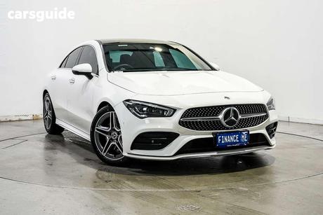 White 2020 Mercedes-Benz CLA200 Coupe 200